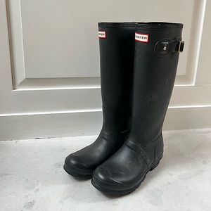Hunter Womens original tall boot black